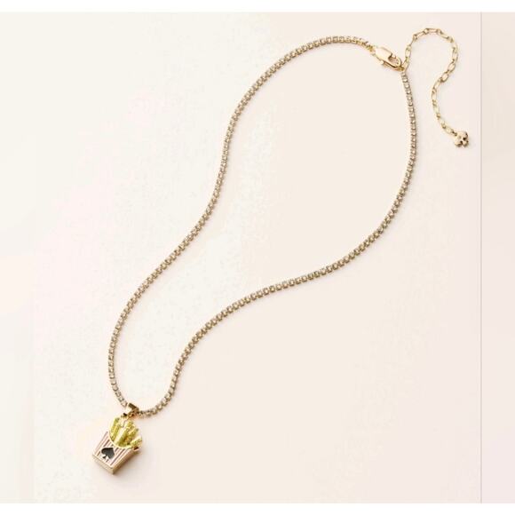 Kate Spade x Target French Fry necklace - Picture 2 of 5